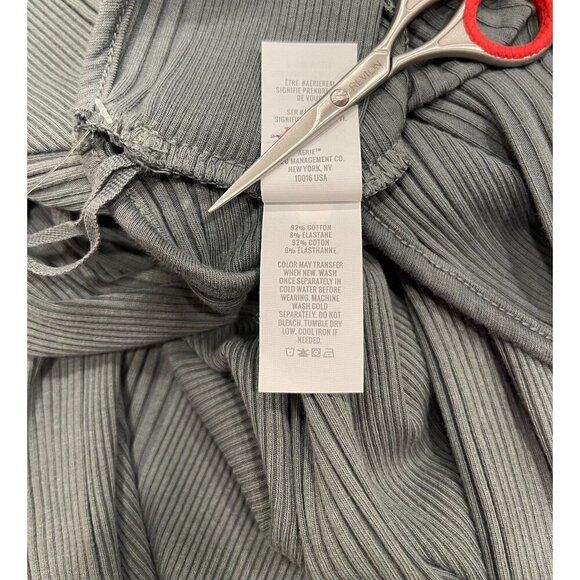 Aerie Long Sleeve Ribbed Thong Bodysuit XXL Cross Back NWT Casual - Picture 6 of 9